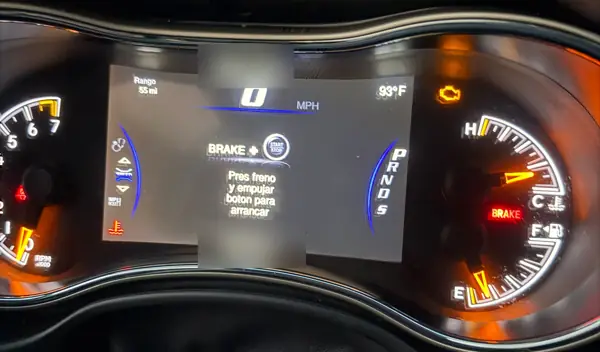 SRT cluster — Dodge Charger