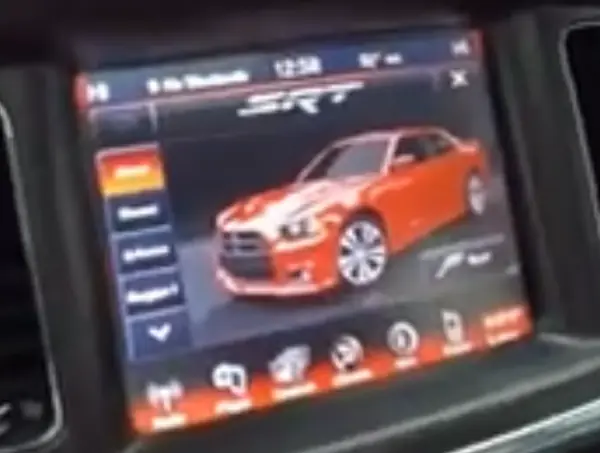 SRT home screen — Dodge Charger