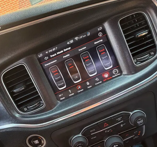 Track Mode setup — Dodge Charger